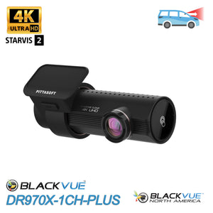 BlackVue DR970X-1CH-PLUS Front-Facing 4K Cloud Connected Dash Cam