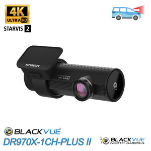 BlackVue DR970X-1CH-PLUS II 4K GPS WiFi Cloud-Ready Single Lens Dash Cam