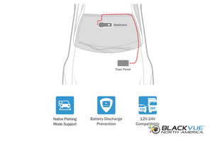 BlackVue DR970X-2CH-LTE-PLUS Dual Lens 4K GPS WiFi Dash Cam w/ Built-In 4G-LTE For Front/Rear