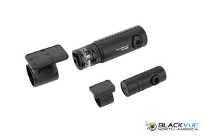 Front & Rear Cameras Shown Removed from Windshield Mounts | BlackVue DR590X-2CH Dual Lens Dash Cam with WiFi