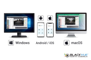 BlackVue Provides Free Mobile Apps and Desktop (PC/Mac) Software | BlackVue DR750X-1CH-PLUS Single Lens GPS WiFi Dash Cam | BlackVue North America