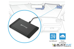 Optional 4G LTE Module for Cloud Access | BlackVue DR750X-1CH-PLUS Single Lens GPS WiFi Dash Cam | BlackVue North America