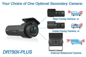 Optional Secondary Cameras | BlackVue DR750X-1CH-PLUS Single Lens GPS WiFi Dash Cam | BlackVue North America