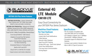 Optional Add-On LTE Module Specifications | BlackVue DR750X-2CH-IR-PLUS | BlackVue North America
