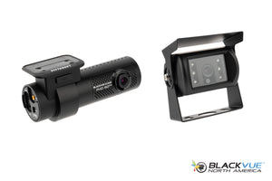 Angled View of Front and Rear-Facing Cameras | BlackVue DR750X-2CH-TRUCK-PLUS | BlackVue North America