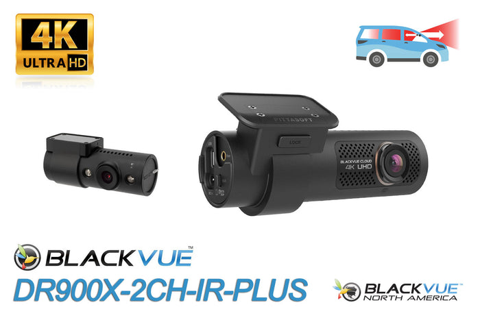 BlackVue DR900X-2CH-IR-PLUS 4K GPS WiFi Cloud-Capable Dash Cam