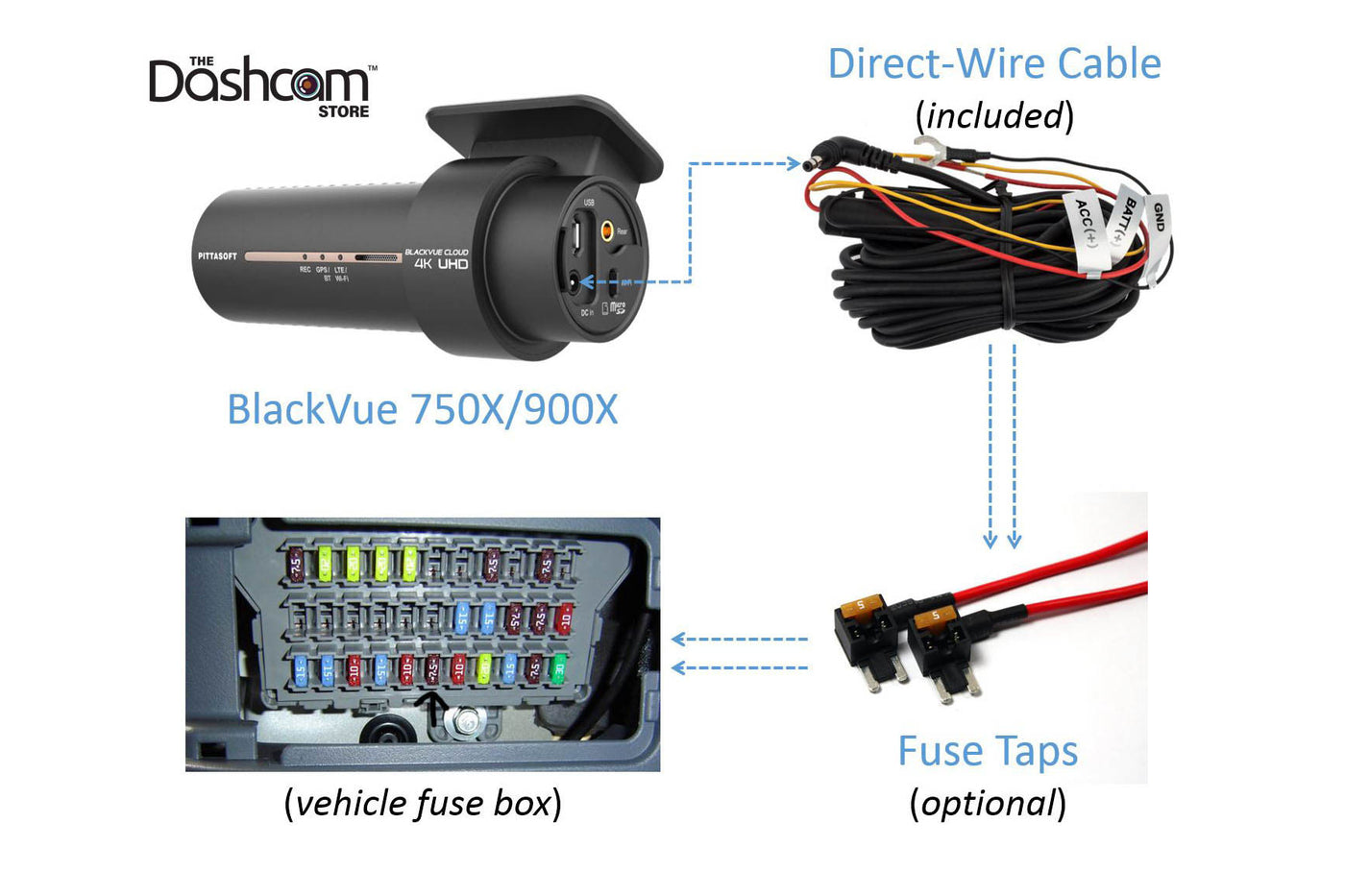 BlackVue DR900X-2CH Plus | 4K UHD Cloud Dashcam | Built-in Wi-Fi, GPS