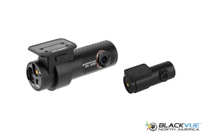 Front And Rear Camera Front Left Angle DR900X-2CH-PLUS | BlackVue North America 