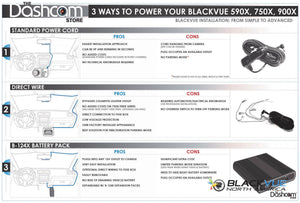 3 Methods To Install/Power Your DR900X-2CH-PLUS DR900X-2CH-PLUS | BlackVue North America 